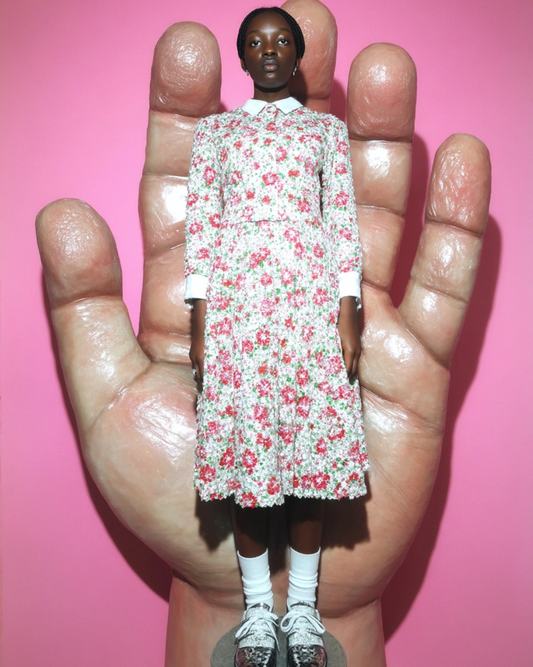 Minimal coastal beauty scene